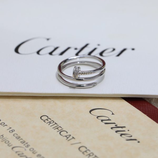 18K Juste Un Clou Diamond Ring - 图片 2