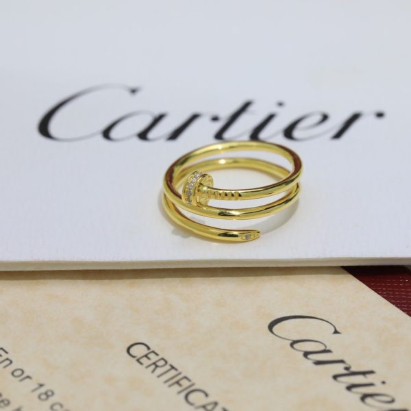 18K Juste Un Clou Diamond Ring - 图片 2