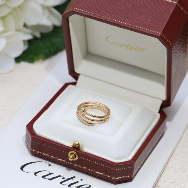 18K Juste Un Clou Diamond Ring - 图片 4