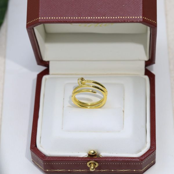 18K Juste Un Clou Diamond Ring - 图片 4