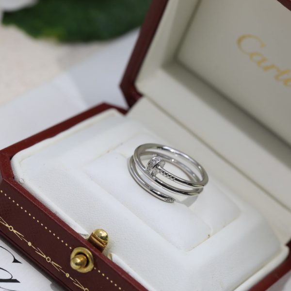18K Juste Un Clou Diamond Ring - 图片 4