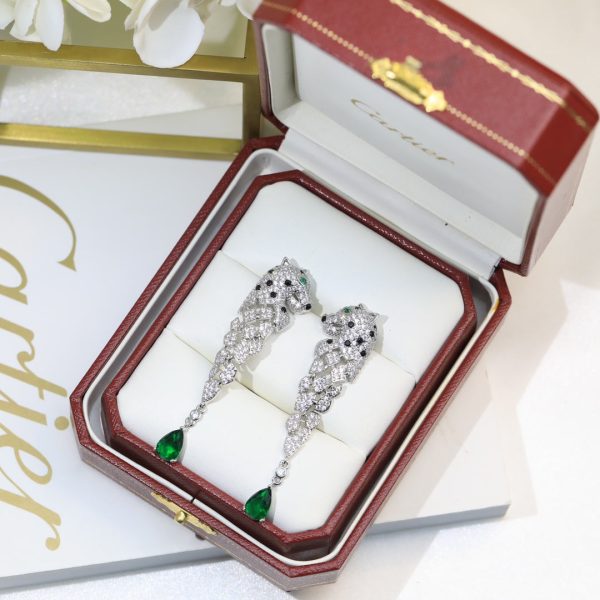 18K Panthère De Earrings - 图片 5