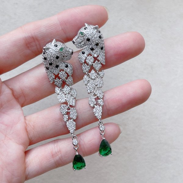 18K Panthère De Earrings - 图片 3