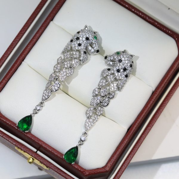 18K Panthère De Earrings - 图片 6