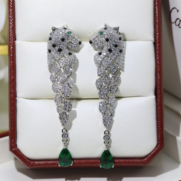 18K Panthère De Earrings
