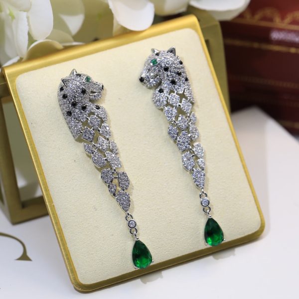 18K Panthère De Earrings - 图片 7