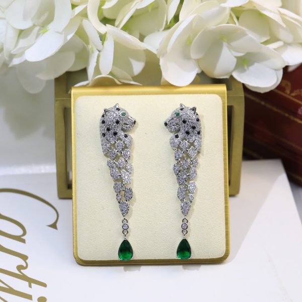 18K Panthère De Earrings - 图片 8