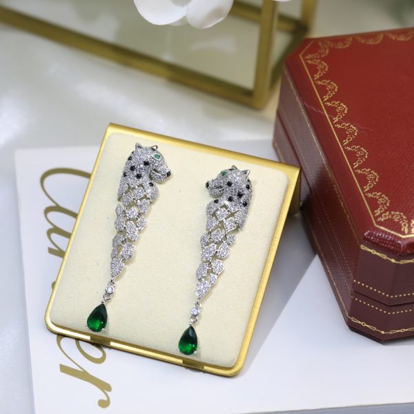 18K Panthère De Earrings - 图片 9