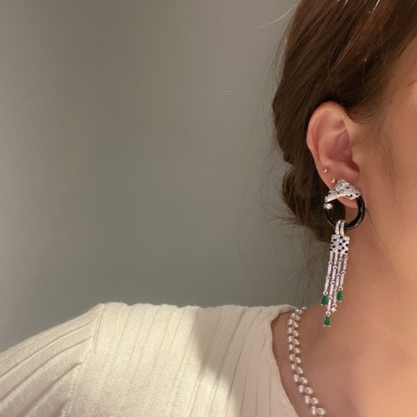 18K Panthère De Earrings - 图片 7