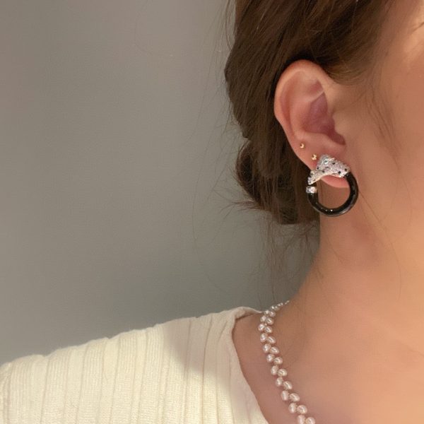 18K Panthère De Earrings - 图片 3