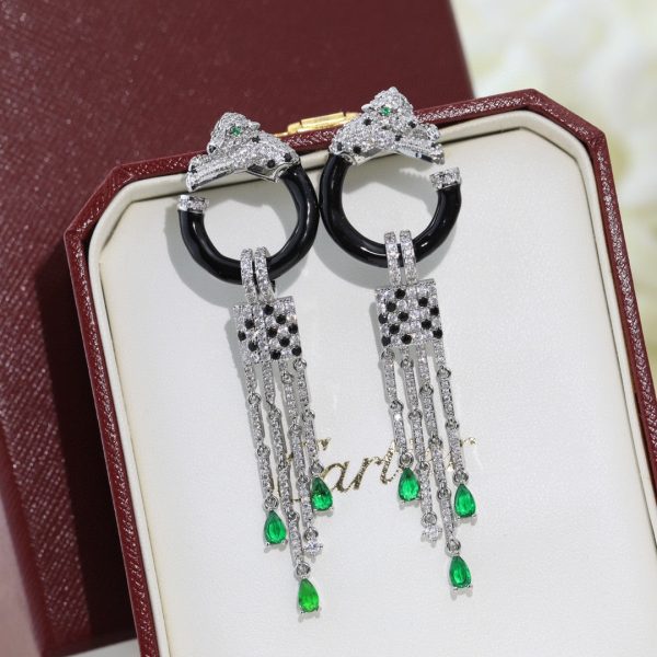 18K Panthère De Earrings - 图片 5