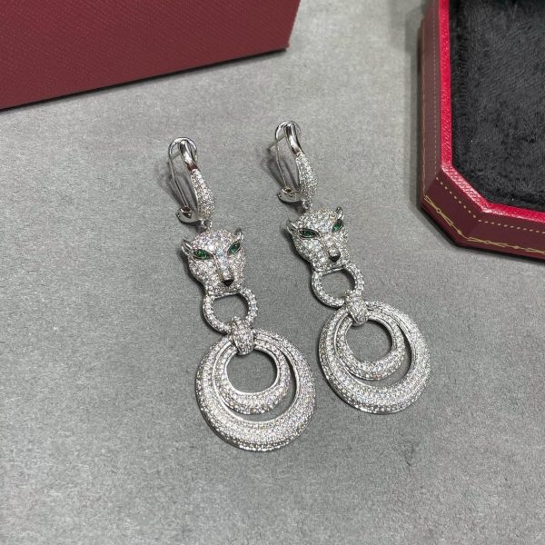 18k Panthère De Earrings