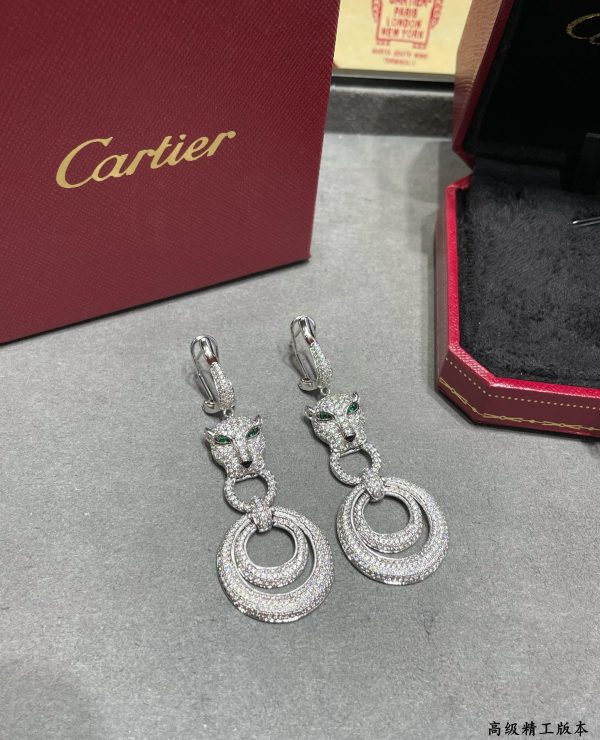 18k Panthère De Earrings - 图片 3