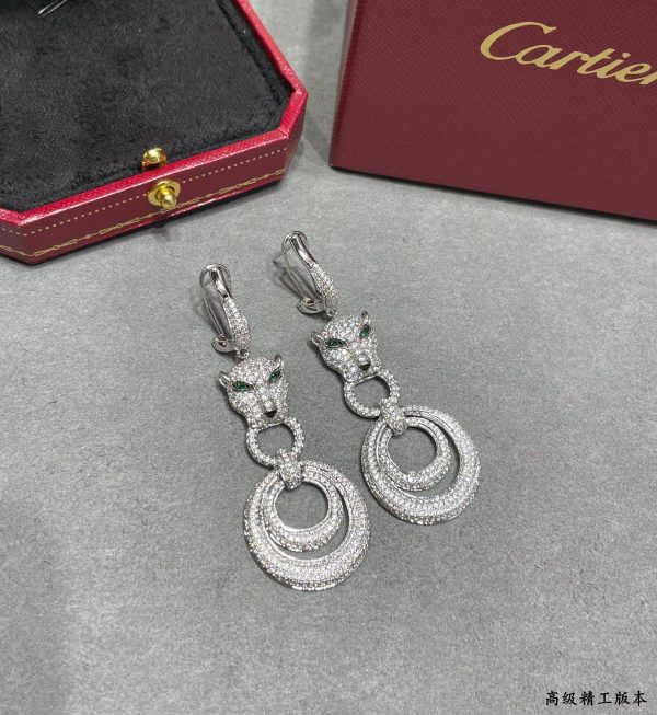18k Panthère De Earrings - 图片 6
