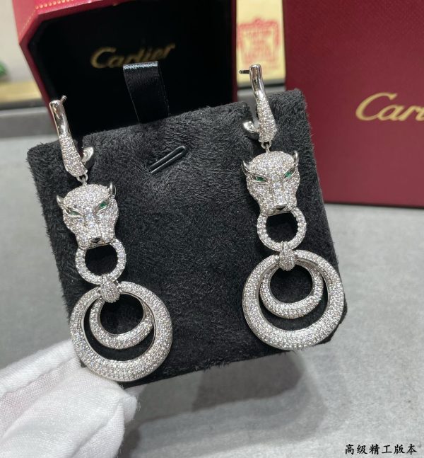 18k Panthère De Earrings - 图片 8