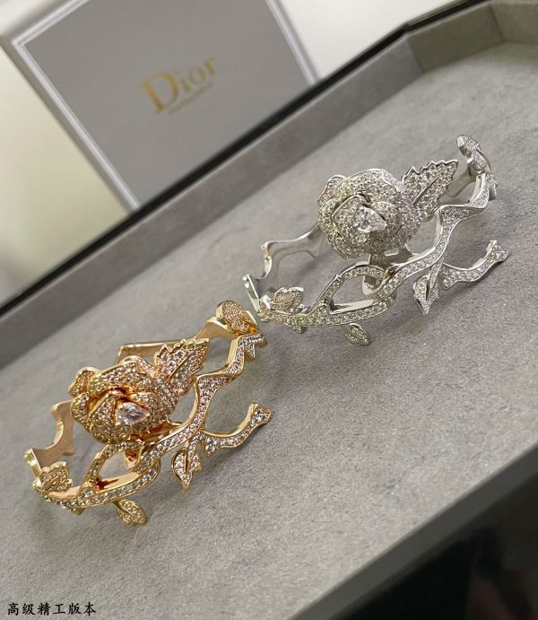 18K CD De Rose Diamond Bracelet - 图片 2
