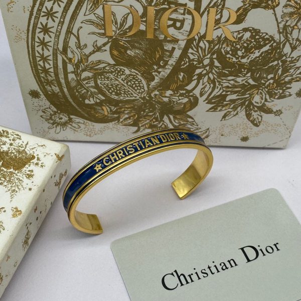 18K CD Black Code Bangle Bracelet - 图片 7