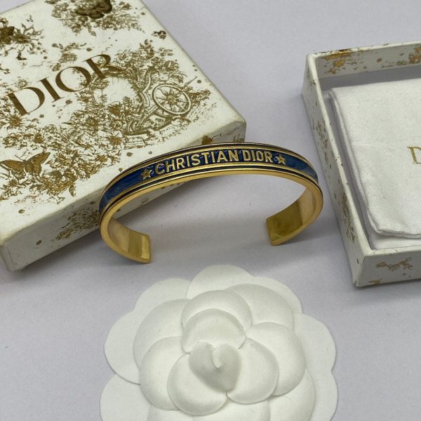 18K CD Black Code Bangle Bracelet - 图片 4