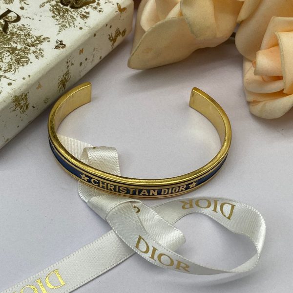 18K CD Black Code Bangle Bracelet - 图片 6