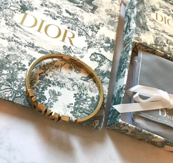 18K CD J’adior Open Cuff Bracelet - Image 5