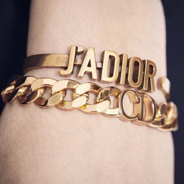 18K CD J’adior Open Cuff Bracelet - Image 6