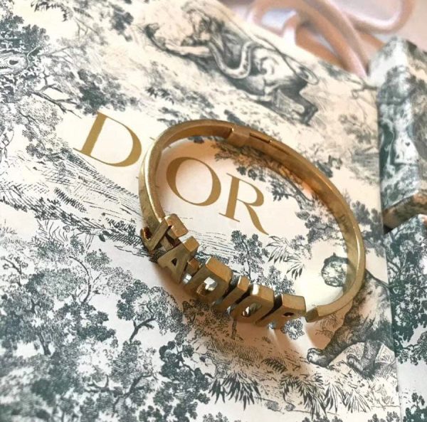 18K CD J’adior Open Cuff Bracelet - Image 7