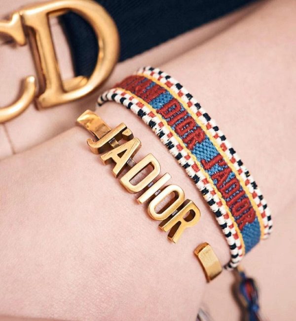 18K CD J’adior Open Cuff Bracelet - Image 8