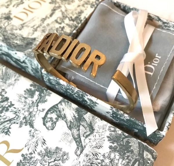 18K CD J’adior Open Cuff Bracelet - Image 9