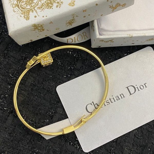 18K CD Star Open Cuff Bracelet - 图片 7