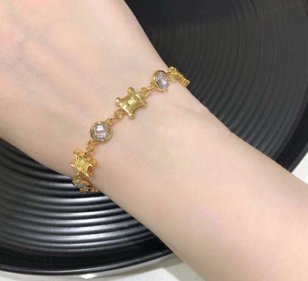 18K Triomphe Crystals Bracelet - 图片 3