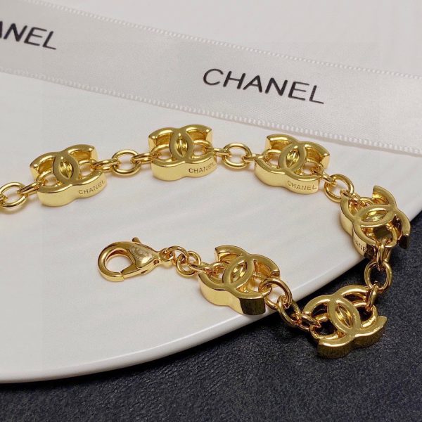 18K Multiple CC Choker Chain Necklace - 图片 3