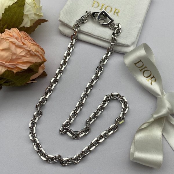18K CD Lock Necklace - 图片 3