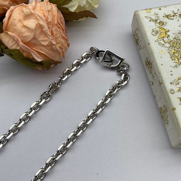 18K CD Lock Necklace - 图片 11