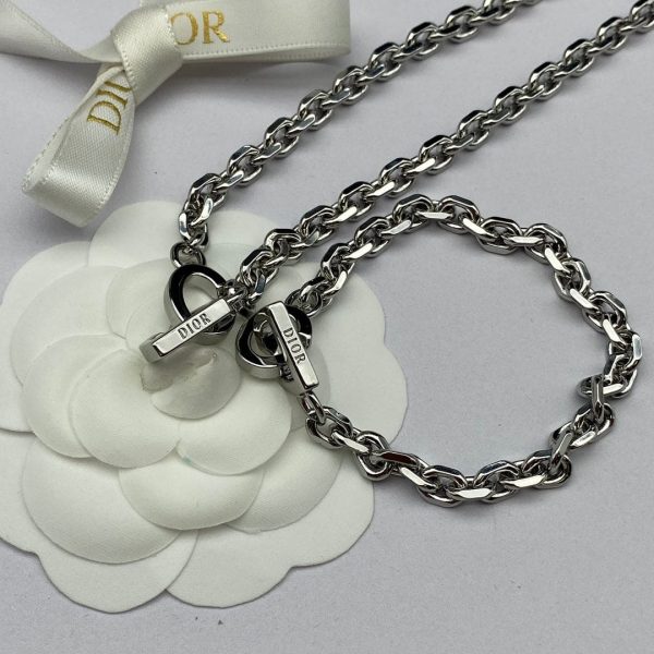 18K CD Lock Necklace - 图片 12