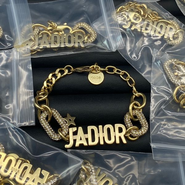 18K CD J'Adior Vintage Diamond Bracelet - 图片 2