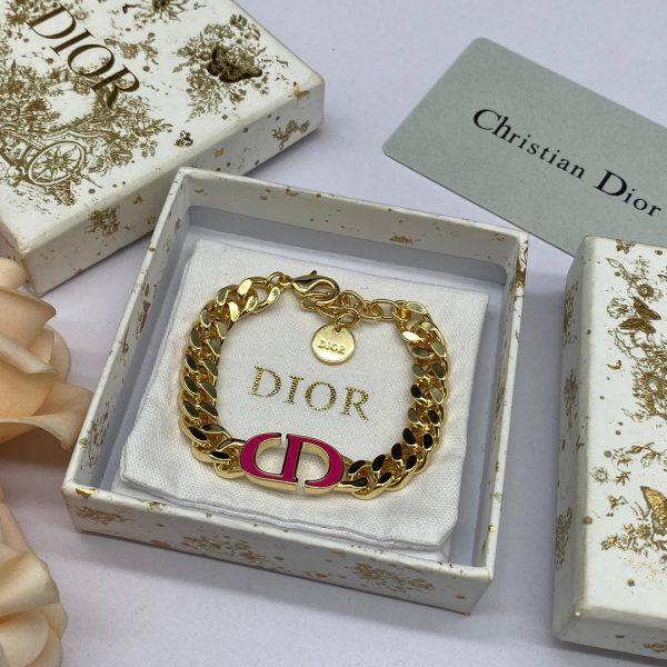 18K CD 30 Montaigne Pink Bracelet - 图片 7