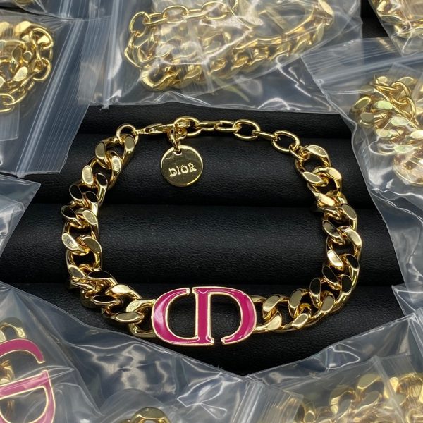 18K CD 30 Montaigne Pink Bracelet - 图片 2