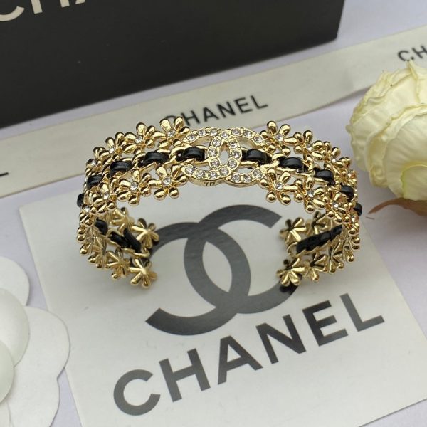 18K CC 2023 Black Cuff Bracelet - 图片 4