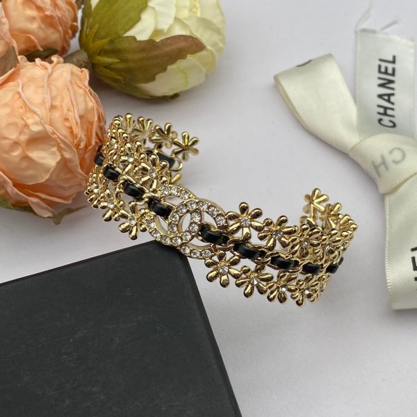 18K CC 2023 Black Cuff Bracelet - 图片 6