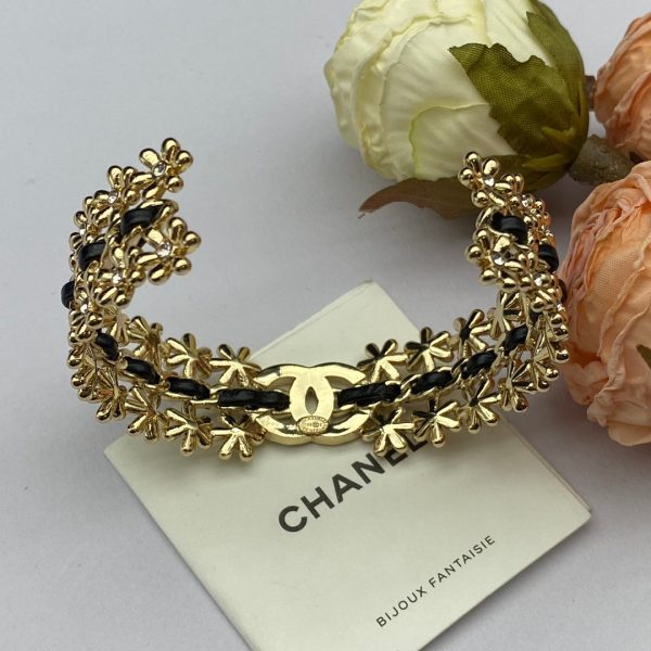 18K CC 2023 Black Cuff Bracelet - 图片 8