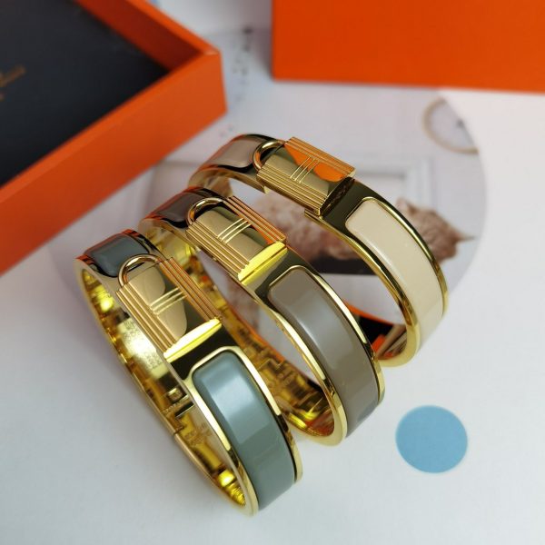 18K Clic Cadenas Light Brown H Bracelet - 图片 7