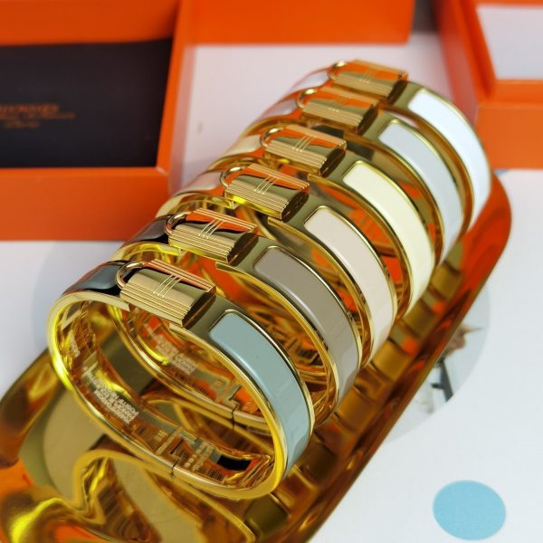 18K Clic Cadenas Light Brown H Bracelet - 图片 2