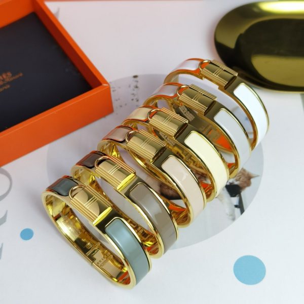 18K Clic Cadenas Light Brown H Bracelet - 图片 4