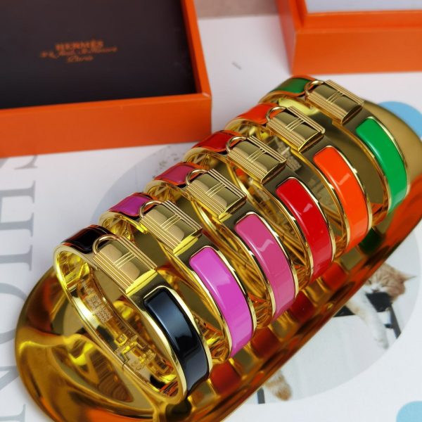 18K Clic Cadenas Red H Bracelet - 图片 3