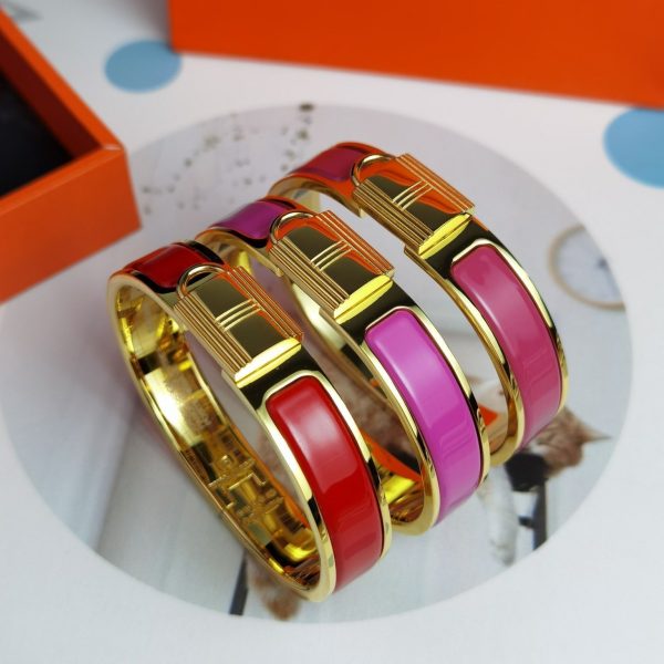 18K Clic Cadenas Red H Bracelet - 图片 4