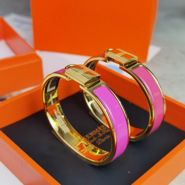 18K Clic Cadenas Pink H Bracelet - 图片 4