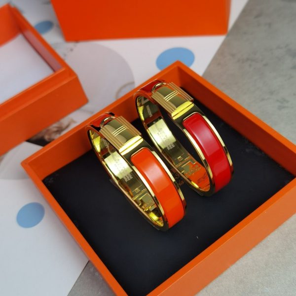 18K Clic Cadenas Red H Bracelet - 图片 2