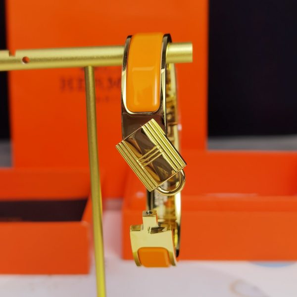 18K Clic Cadenas Orange H Bracelet - 图片 2