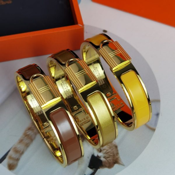 18K Clic Cadenas Orange H Bracelet - 图片 5