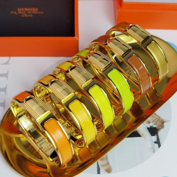 18K Clic Cadenas Yellow H Bracelet - 图片 4